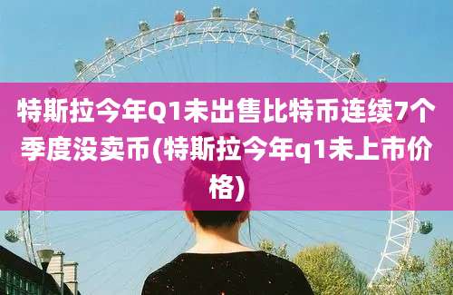 特斯拉今年Q1未出售比特币连续7个季度没卖币(特斯拉今年q1未上市价格)