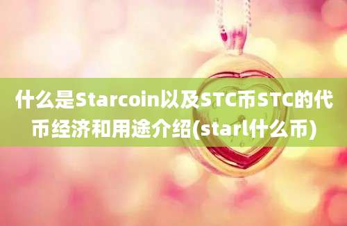 什么是Starcoin以及STC币STC的代币经济和用途介绍(starl什么币)