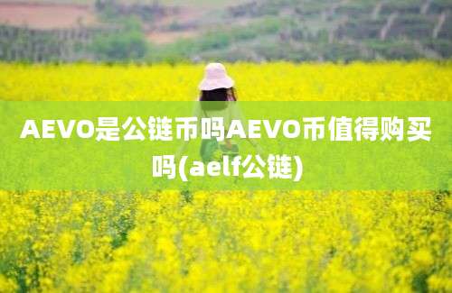 AEVO是公链币吗AEVO币值得购买吗(aelf公链)