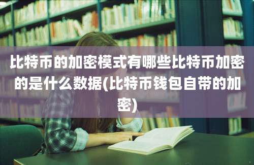 比特币的加密模式有哪些比特币加密的是什么数据(比特币钱包自带的加密)