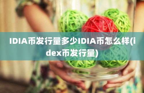 IDIA币发行量多少IDIA币怎么样(idex币发行量)