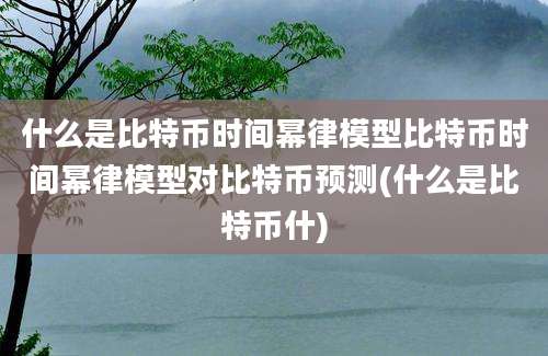 什么是比特币时间幂律模型比特币时间幂律模型对比特币预测(什么是比特币什)