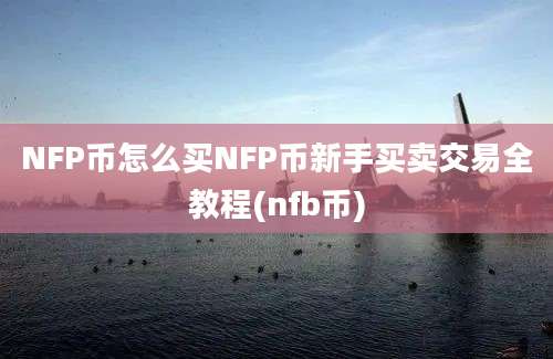 NFP币怎么买NFP币新手买卖交易全教程(nfb币)