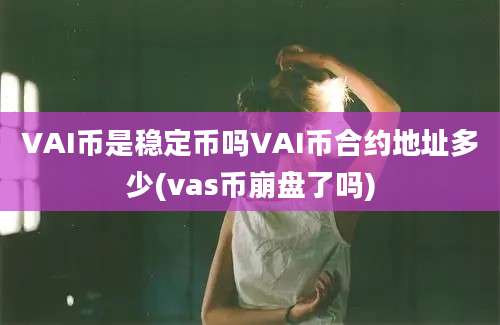 VAI币是稳定币吗VAI币合约地址多少(vas币崩盘了吗)