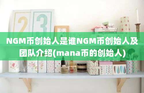 NGM币创始人是谁NGM币创始人及团队介绍(mana币的创始人)