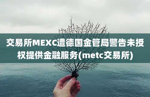 交易所MEXC遭德国金管局警告未授权提供金融服务(metc交易所)