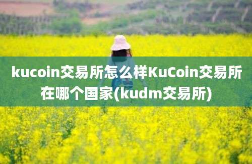 kucoin交易所怎么样KuCoin交易所在哪个国家(kudm交易所)