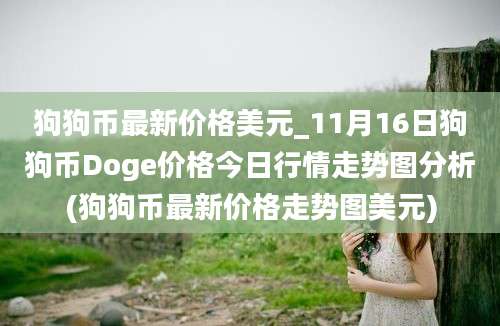 狗狗币最新价格美元_11月16日狗狗币Doge价格今日行情走势图分析(狗狗币最新价格走势图美元)