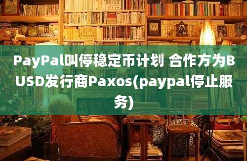 PayPal叫停稳定币计划 合作方为BUSD发行商Paxos(paypal停止服务)