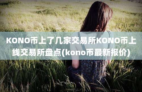 KONO币上了几家交易所KONO币上线交易所盘点(kono币最新报价)