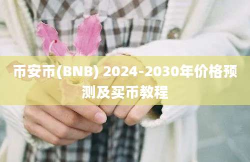 币安币(BNB) 2024-2030年价格预测及买币教程