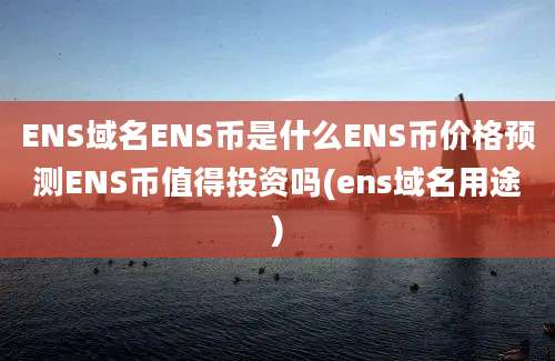 ENS域名ENS币是什么ENS币价格预测ENS币值得投资吗(ens域名用途)