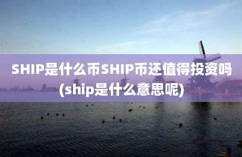 SHIP是什么币SHIP币还值得投资吗(ship是什么意思呢)