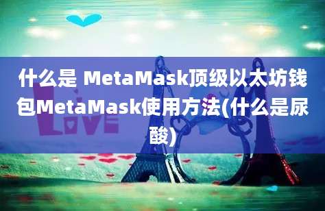 什么是 MetaMask顶级以太坊钱包MetaMask使用方法(什么是尿酸)