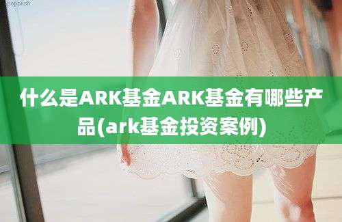 什么是ARK基金ARK基金有哪些产品(ark基金投资案例)