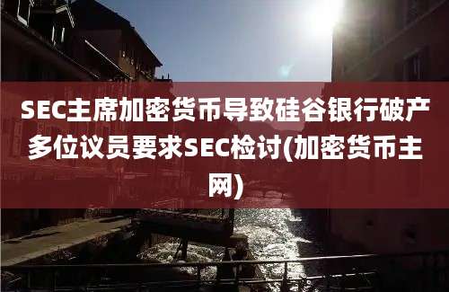 SEC主席加密货币导致硅谷银行破产多位议员要求SEC检讨(加密货币主网)