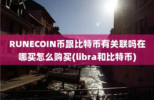 RUNECOIN币跟比特币有关联吗在哪买怎么购买(libra和比特币)