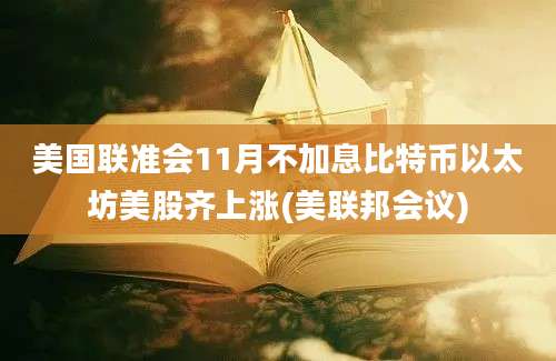 美国联准会11月不加息比特币以太坊美股齐上涨(美联邦会议)