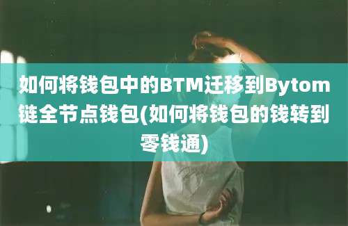 如何将钱包中的BTM迁移到Bytom链全节点钱包(如何将钱包的钱转到零钱通)