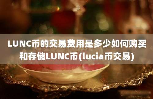 LUNC币的交易费用是多少如何购买和存储LUNC币(lucia币交易)