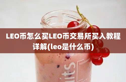 LEO币怎么买LEO币交易所买入教程详解(leo是什么币)