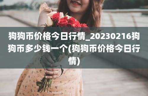 狗狗币价格今日行情_20230216狗狗币多少钱一个(狗狗币价格今日行情)