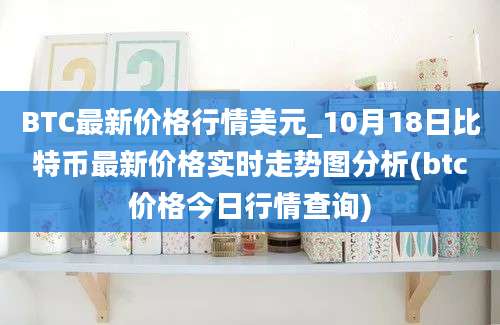 BTC最新价格行情美元_10月18日比特币最新价格实时走势图分析(btc价格今日行情查询)