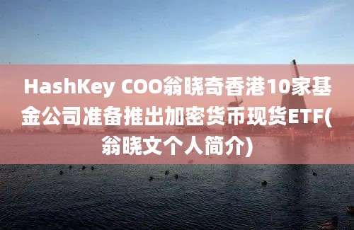 HashKey COO翁晓奇香港10家基金公司准备推出加密货币现货ETF(翁晓文个人简介)