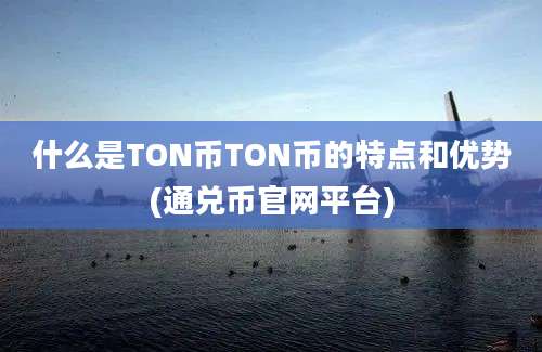 什么是TON币TON币的特点和优势(通兑币官网平台)