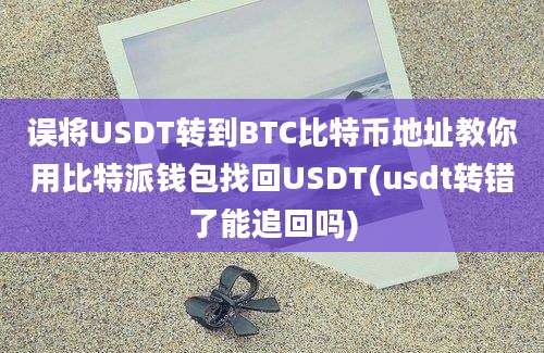 误将USDT转到BTC比特币地址教你用比特派钱包找回USDT(usdt转错了能追回吗)