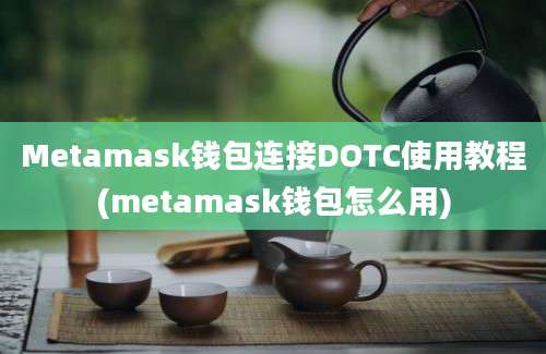 Metamask钱包连接DOTC使用教程(metamask钱包怎么用)