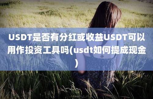 USDT是否有分红或收益USDT可以用作投资工具吗(usdt如何提成现金)