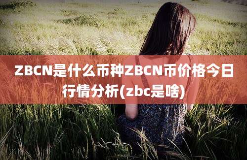 ZBCN是什么币种ZBCN币价格今日行情分析(zbc是啥)