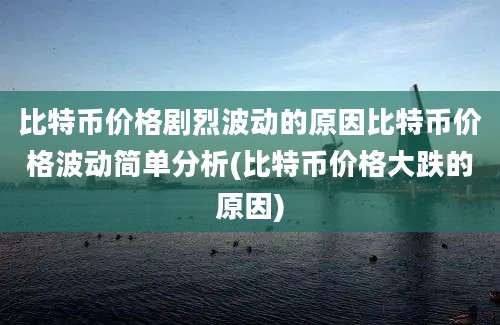 比特币价格剧烈波动的原因比特币价格波动简单分析(比特币价格大跌的原因)