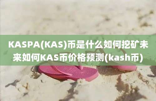 KASPA(KAS)币是什么如何挖矿未来如何KAS币价格预测(kash币)