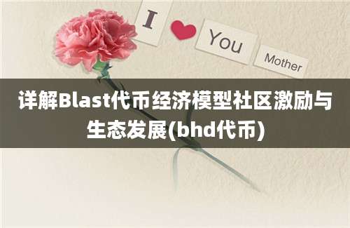 详解Blast代币经济模型社区激励与生态发展(bhd代币)