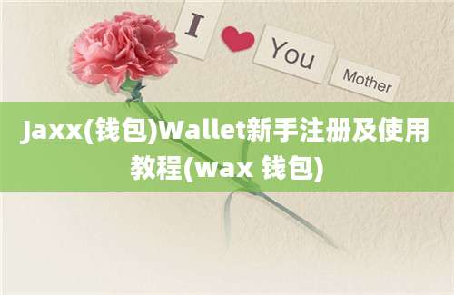 Jaxx(钱包)Wallet新手注册及使用教程(wax 钱包)