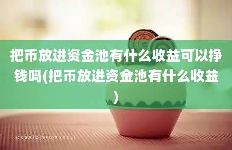 把币放进资金池有什么收益可以挣钱吗(把币放进资金池有什么收益)