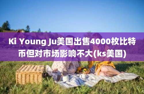 Ki Young Ju美国出售4000枚比特币但对市场影响不大(ks美国)