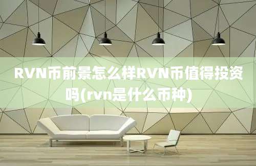 RVN币前景怎么样RVN币值得投资吗(rvn是什么币种)