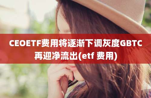 CEOETF费用将逐渐下调灰度GBTC再迎净流出(etf 费用)