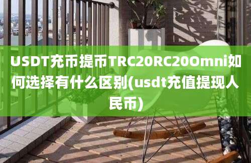 USDT充币提币TRC20RC20Omni如何选择有什么区别(usdt充值提现人民币)