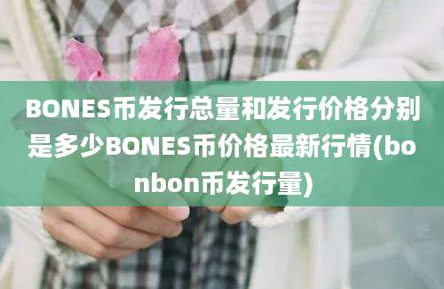 BONES币发行总量和发行价格分别是多少BONES币价格最新行情(bonbon币发行量)