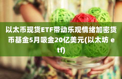 以太币现货ETF带动乐观情绪加密货币基金5月吸金20亿美元(以太坊 etf)