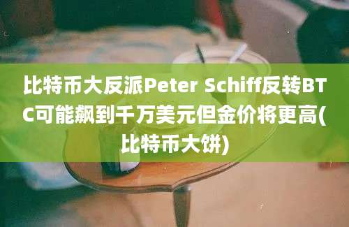 比特币大反派Peter Schiff反转BTC可能飙到千万美元但金价将更高(比特币大饼)