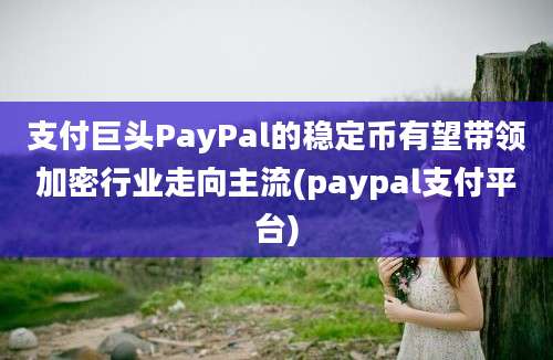 支付巨头PayPal的稳定币有望带领加密行业走向主流(paypal支付平台)