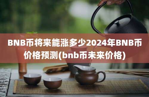 BNB币将来能涨多少2024年BNB币价格预测(bnb币未来价格)