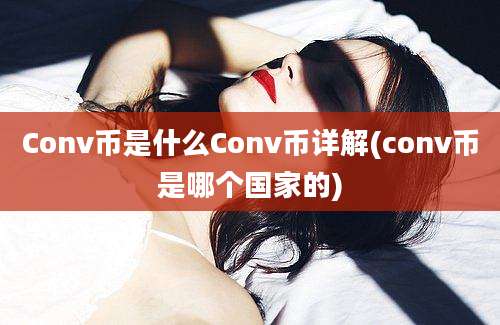 Conv币是什么Conv币详解(conv币是哪个国家的)