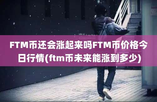 FTM币还会涨起来吗FTM币价格今日行情(ftm币未来能涨到多少)