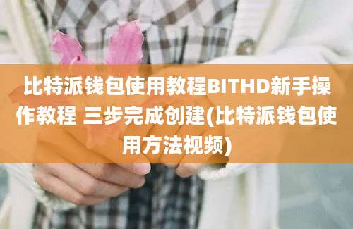 比特派钱包使用教程BITHD新手操作教程 三步完成创建(比特派钱包使用方法视频)